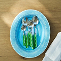 Wave Salad Servers - Leaf & Apple Green (2‑Piece Set) - Addison Ross Ltd UK