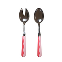 Wave Salad Servers - Watermelon & Pink (2‑Piece Set)
