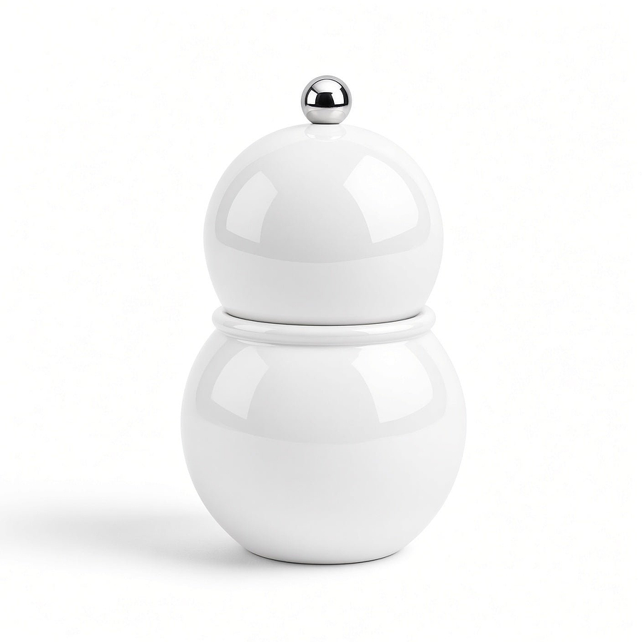 White Chubbie Salt & Pepper Mill - Addison Ross Ltd UK