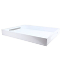 White Large Lacquered Ottoman Tray