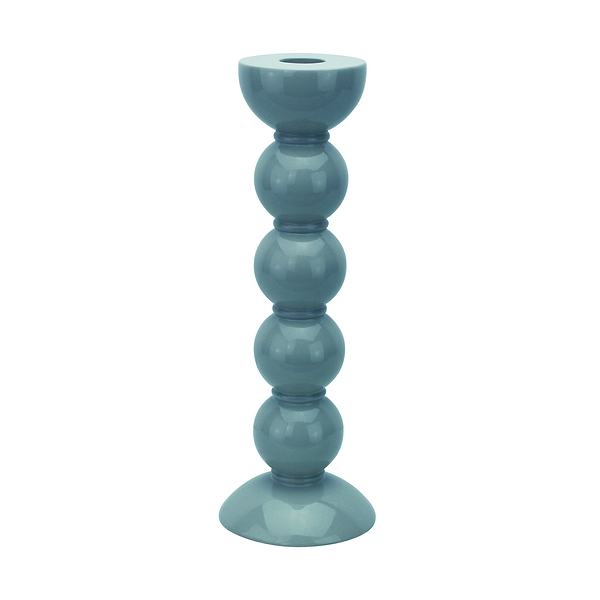 Chambray Bobbin Candlestick, tall size - 24cm - Addison Ross Ltd UK
