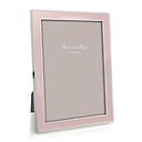 Light Pink Enamel & Silver Frame
