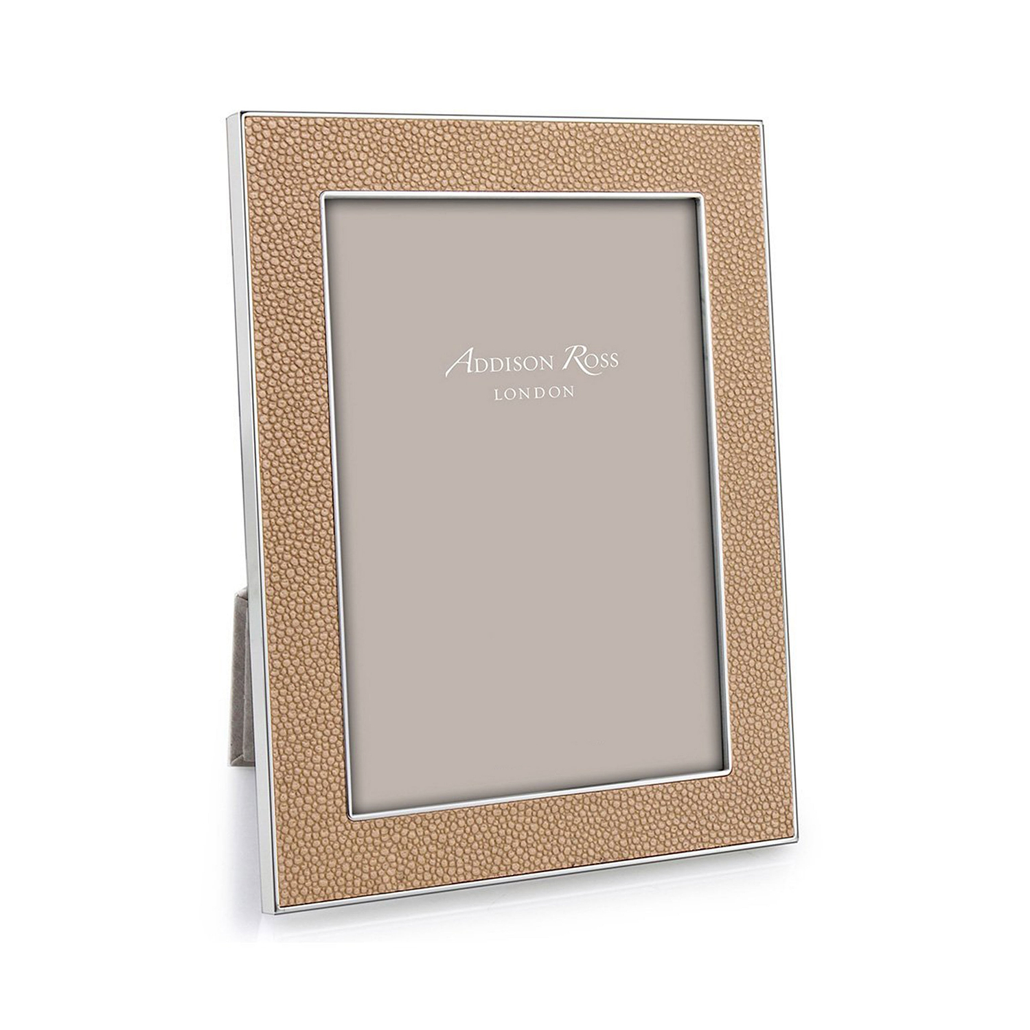 Sand Shagreen & Silver Frame - Addison Ross Ltd UK