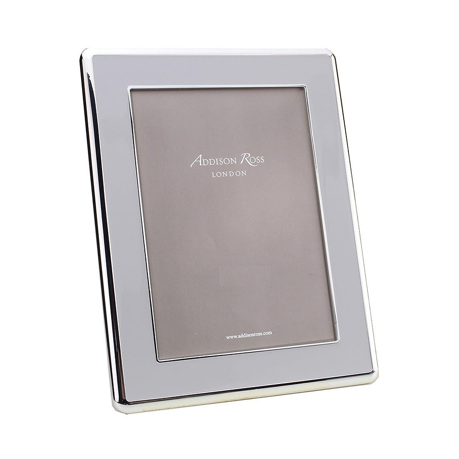 Chiffon Enamel & Silver Curve Frame - Addison Ross Ltd UK
