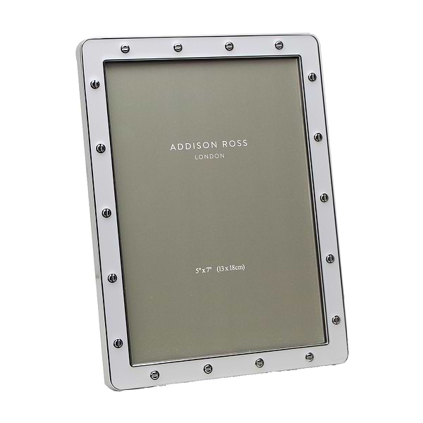 White Enamel & Silver Locket Photo Frame - Addison Ross Ltd UK