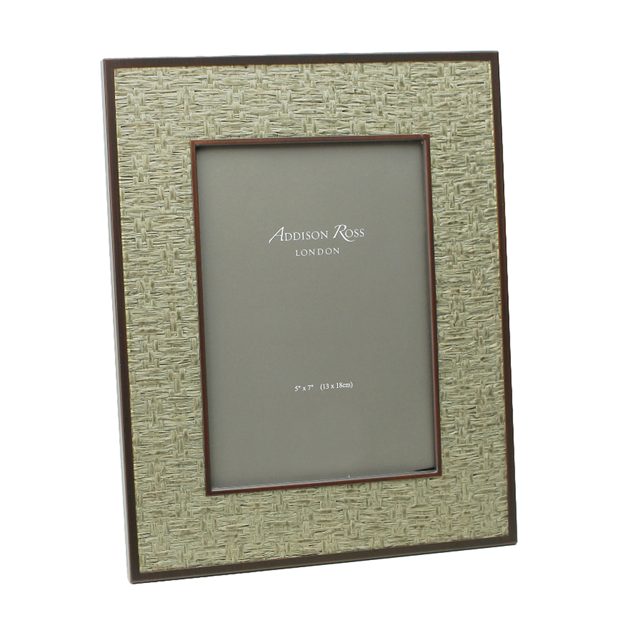 Moss Green Rattan Photo Frame - Addison Ross Ltd UK