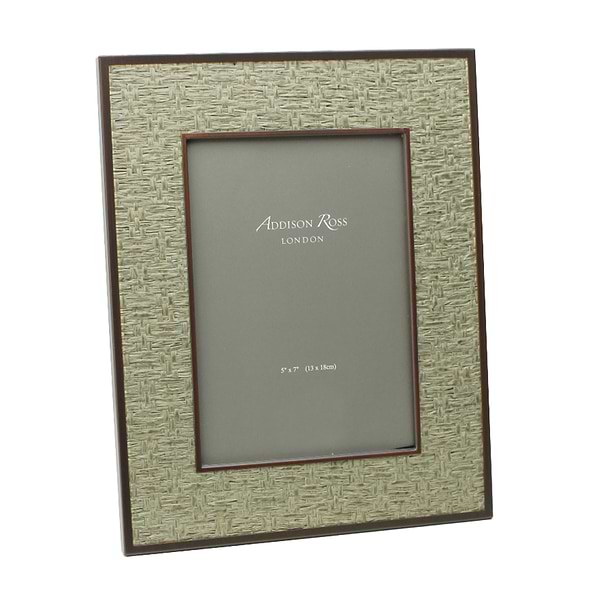 Moss Green Rattan Photo Frame - Addison Ross Ltd UK