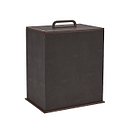 Anthracite Faux Shagreen Bin