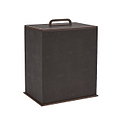 Anthracite Faux Shagreen Bin - Addison Ross Ltd UK
