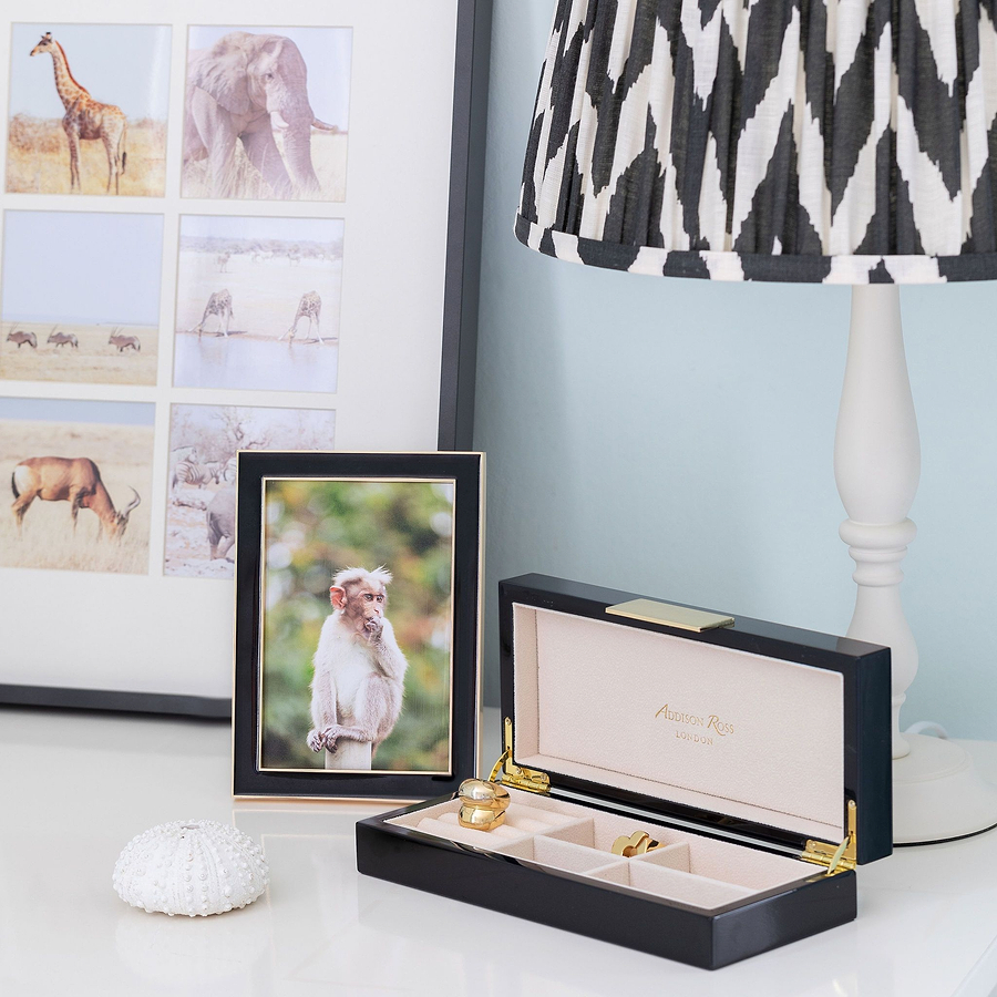 Black Enamel & Gold Frame - Addison Ross Ltd UK