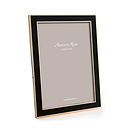 Black Enamel & Gold Frame