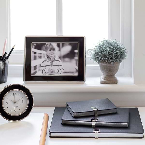 Black & Silver A6 Notebook - Addison Ross Ltd UK