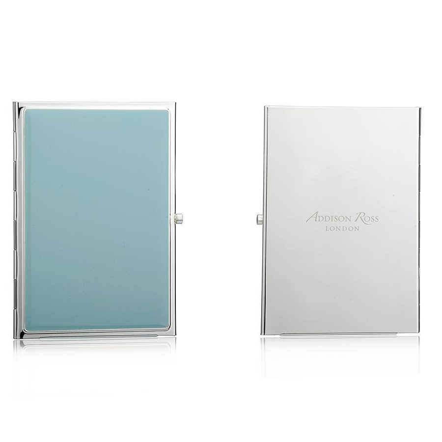 Blue & Silver Plate Travel Frame - Addison Ross Ltd UK