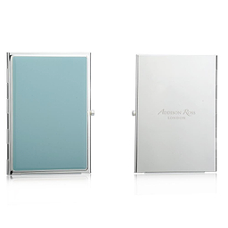 Blue & Silver Plate Travel Frame