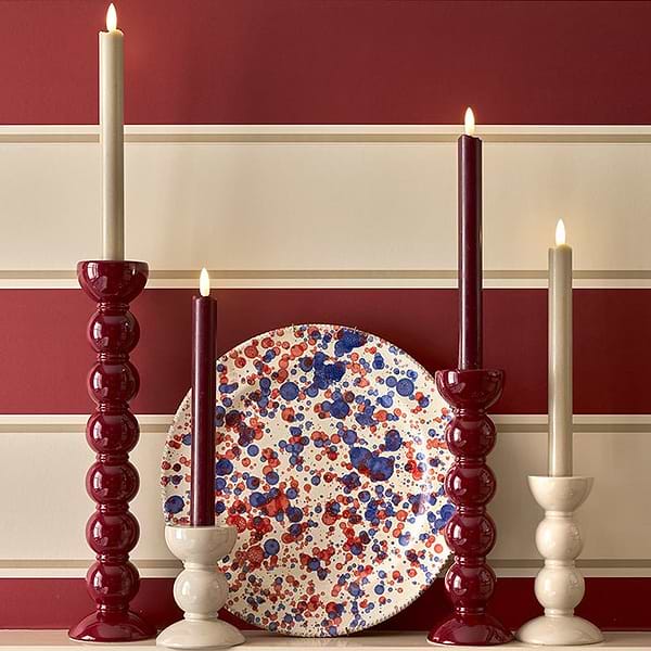 Cappuccino Wax LED Candles - Set of 2 - Addison Ross Ltd UK