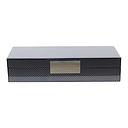 Carbon Fibre Lacquer Box with Silver