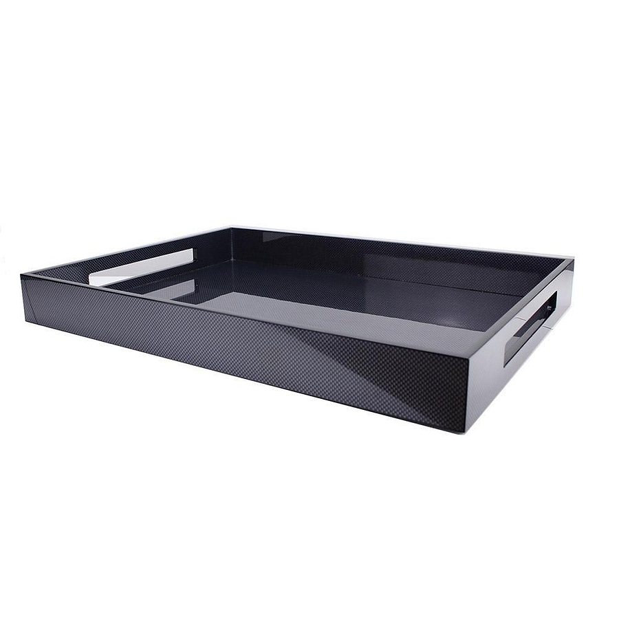 Carbon Fibre Large Lacquered Ottoman Tray - Addison Ross Ltd UK