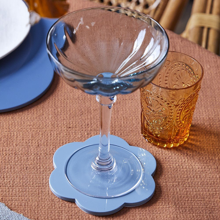 Chambray Blue Coasters – Set of 4 - Addison Ross Ltd UK