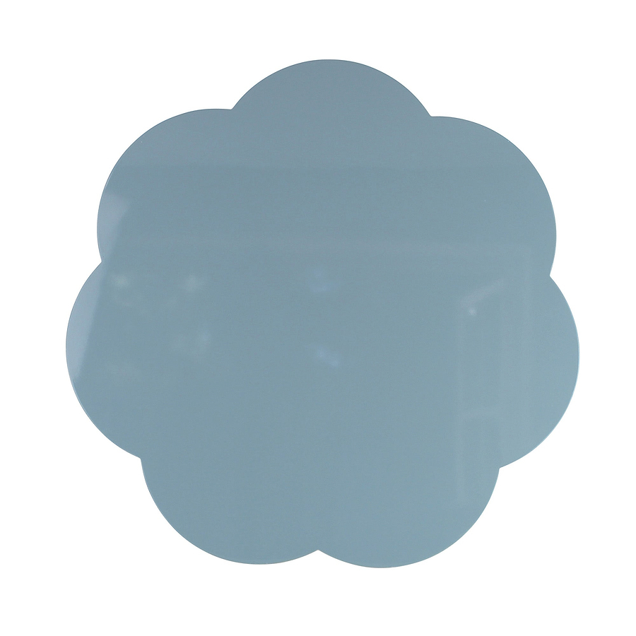 Chambray Blue Large Scallop Lacquer Placemats – Set of 4 - Addison Ross Ltd UK