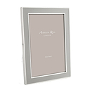 Chiffon Enamel & Silver Frame