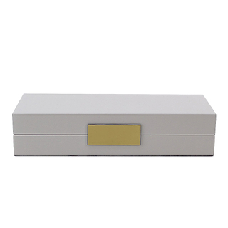 Chiffon Lacquer Box With Gold