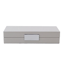 Chiffon Lacquer Box With Silver