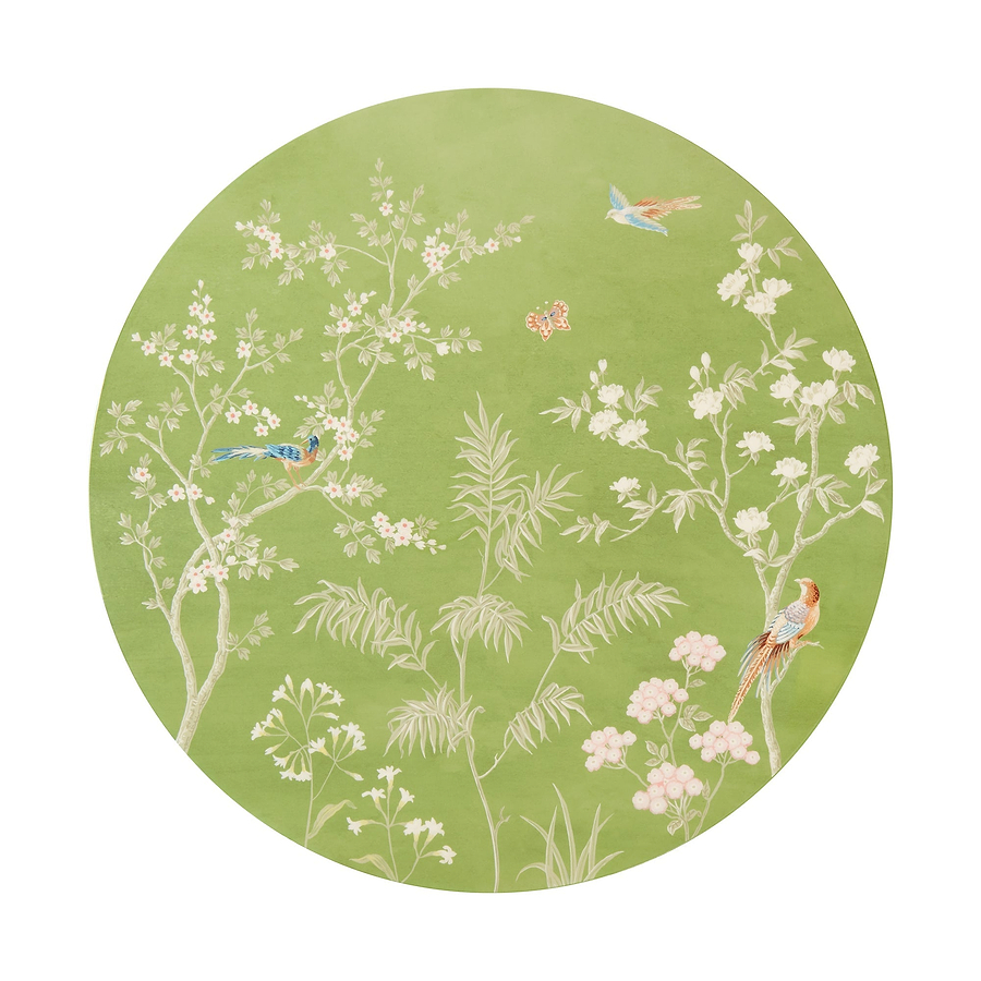 Green Chinoiserie Placemats - Set of 4 - Addison Ross Ltd UK