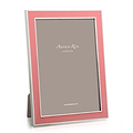 Coral Enamel & Silver Frame - Addison Ross Ltd UK
