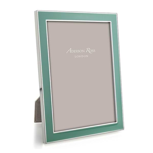 Duck Egg Enamel & Silver Frame - Addison Ross Ltd UK
