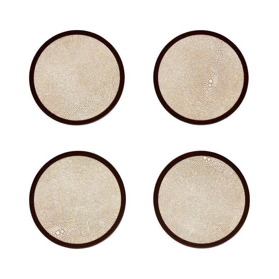 Ecru Coasters - Set of 4 - Addison Ross Ltd UK