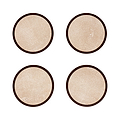 Ecru Coasters - Set of 4 - Addison Ross Ltd UK