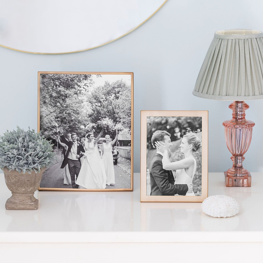 Fine Matte Gold Photo Frame - Addison Ross Ltd UK