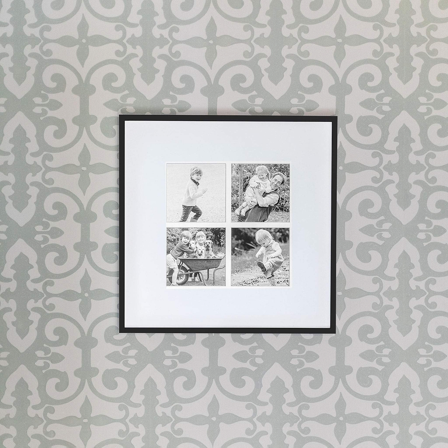Four Aperture Black Wall Hanging Frame - Addison Ross Ltd UK