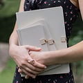 Grey & Gold A6 Notebook - Addison Ross Ltd UK