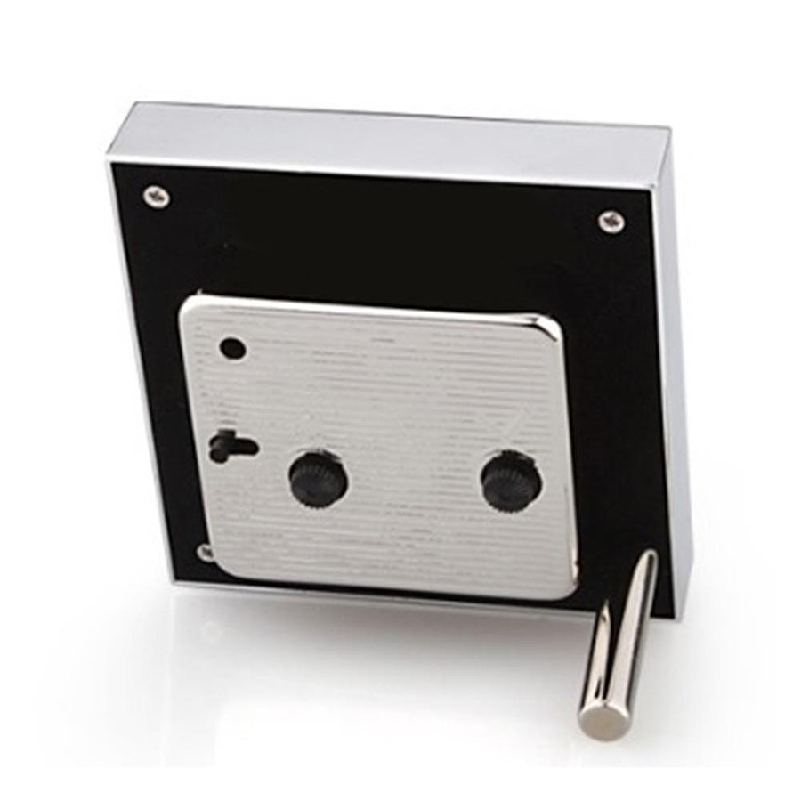 Grey Shagreen Square Silent Alarm Clock - Addison Ross Ltd UK