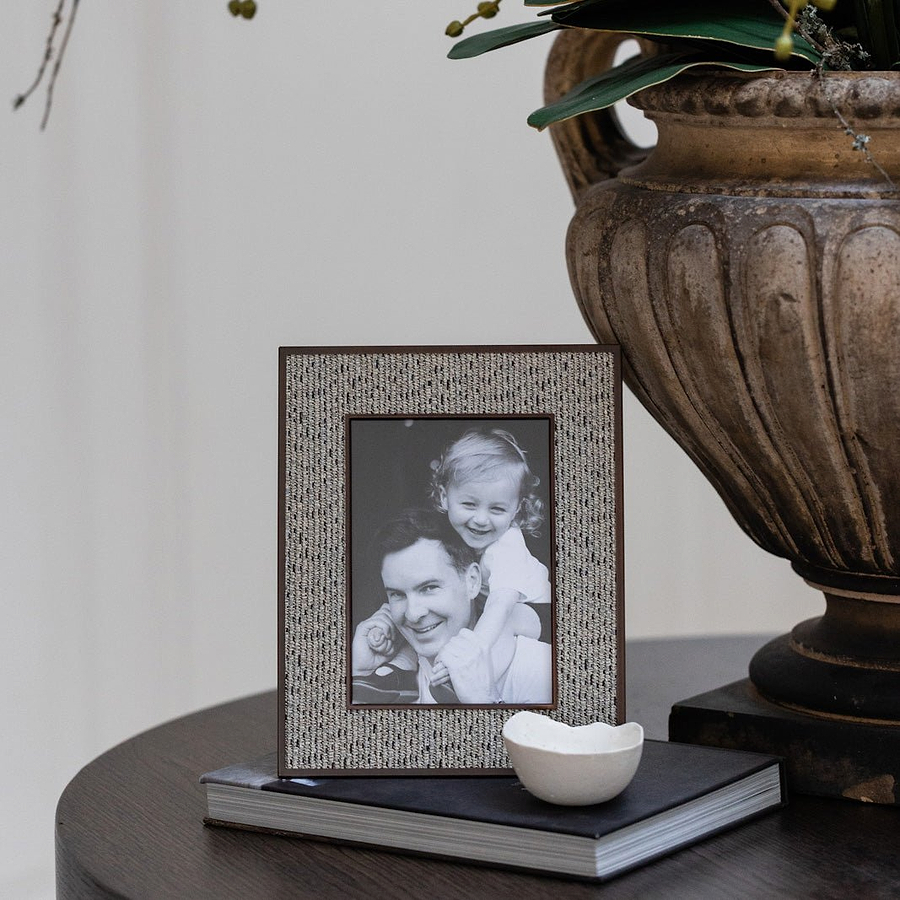 Grey Tweed Rattan Frame - Addison Ross Ltd UK