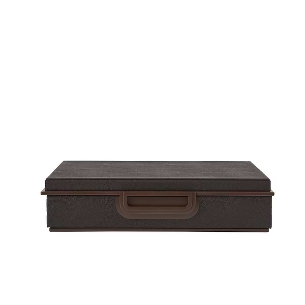 Large Anthracite Faux Shagreen Box - Addison Ross Ltd UK
