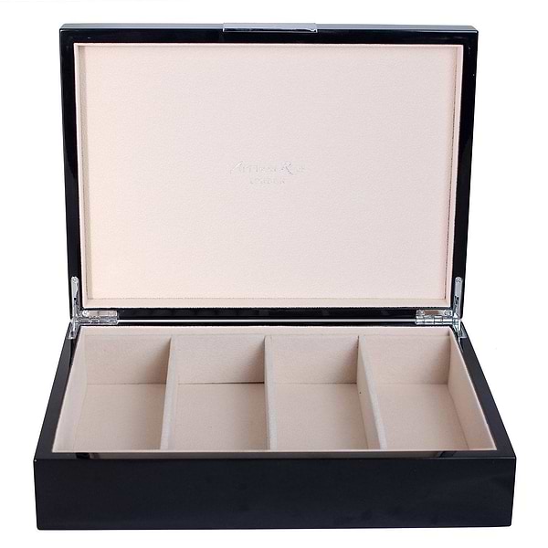 Large Black & Silver Glasses Box - Addison Ross Ltd UK
