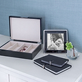 Large Black & Silver Glasses Box - Addison Ross Ltd UK