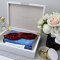 Large Blue Shagreen Lacquer Box with Silver - Addison Ross Ltd UK