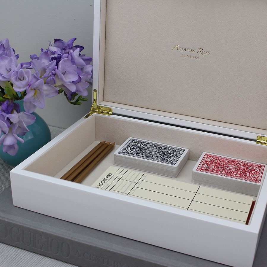 Large Blue Shagreen Lacquer Box with Silver - Addison Ross Ltd UK