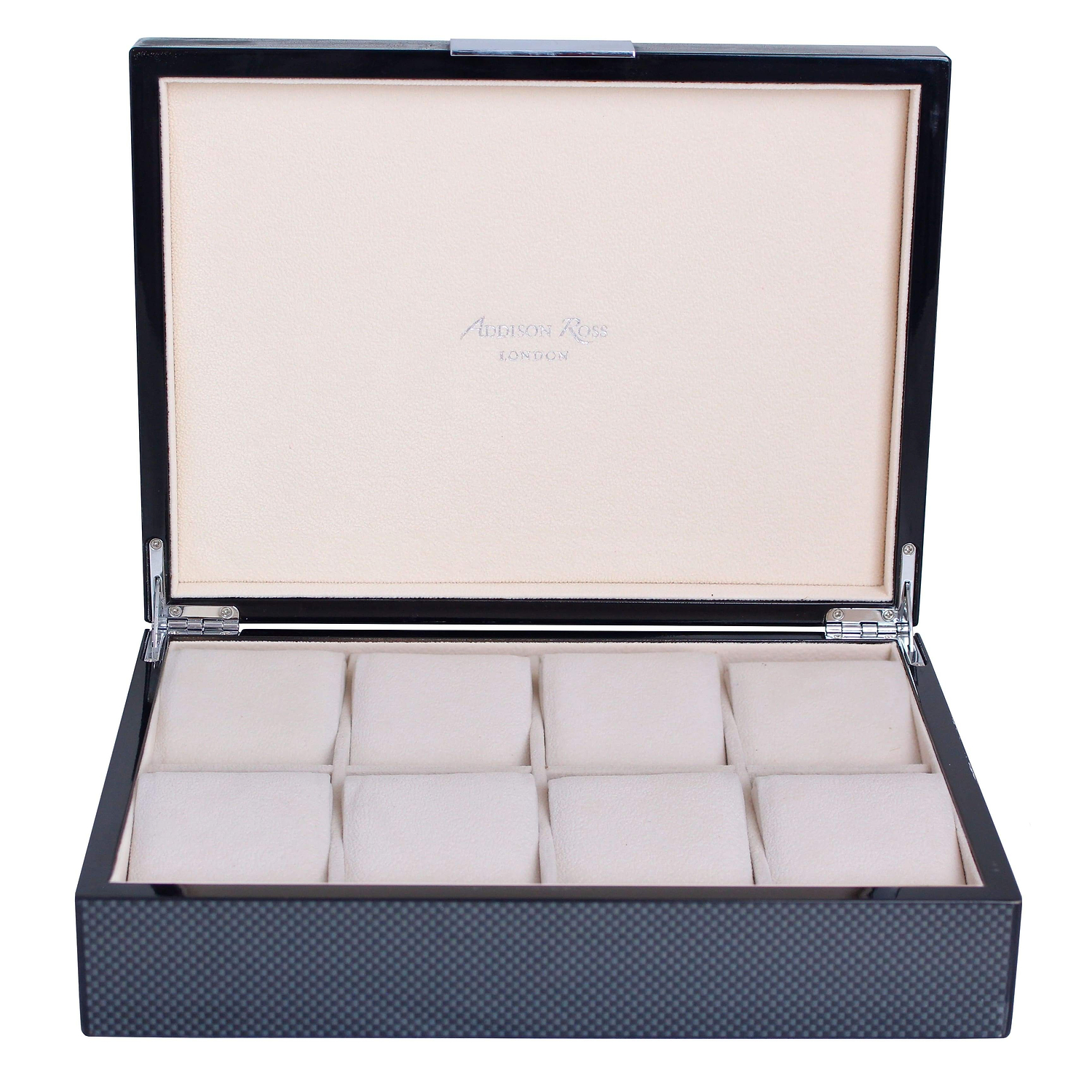 Large Carbon Fibre Watch Box - Addison Ross Ltd UK