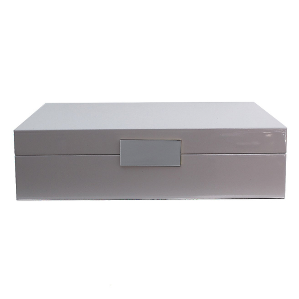 Large Chiffon Grey & Silver Glasses Box - Addison Ross Ltd UK