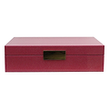 Large Pink Shagreen Lacquer Box with Gold - Addison Ross Ltd UK