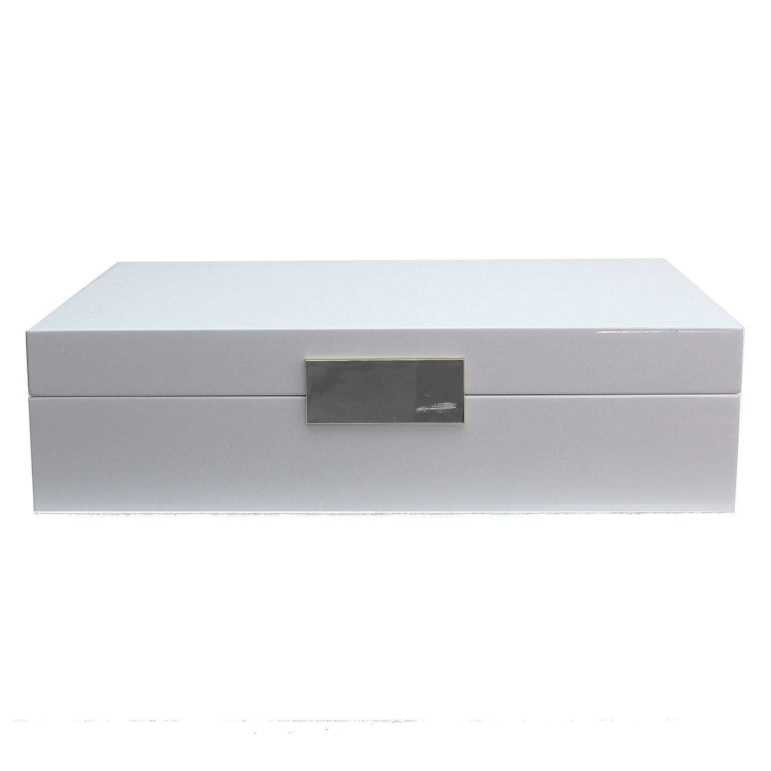Large White Jewellery Box with Gold - Addison Ross Ltd UK