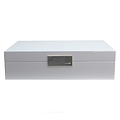 Large White Jewellery Box with Gold - Addison Ross Ltd UK