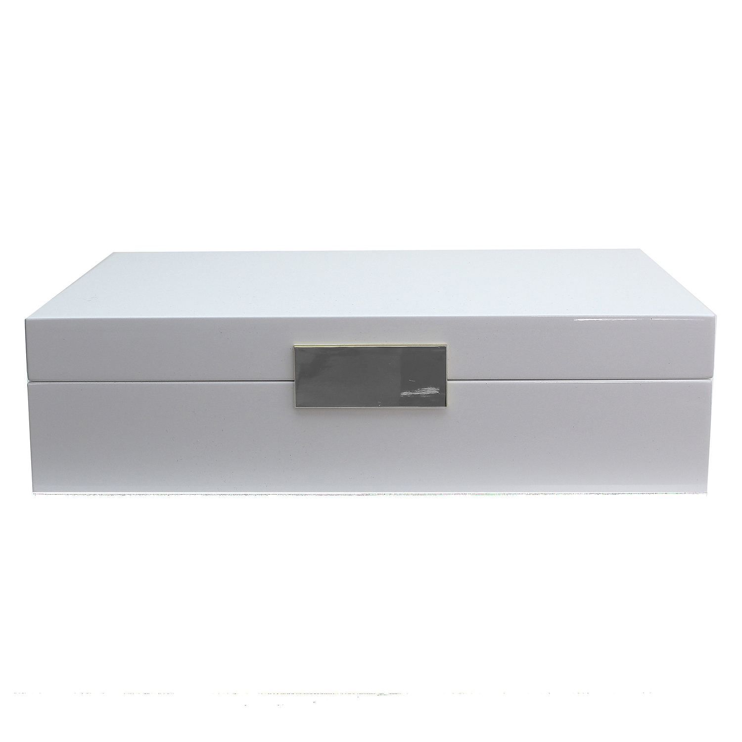 Large White Jewellery Box with Gold - Addison Ross Ltd UK
