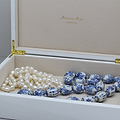 Large White Lacquer Box With Silver - Addison Ross Ltd UK