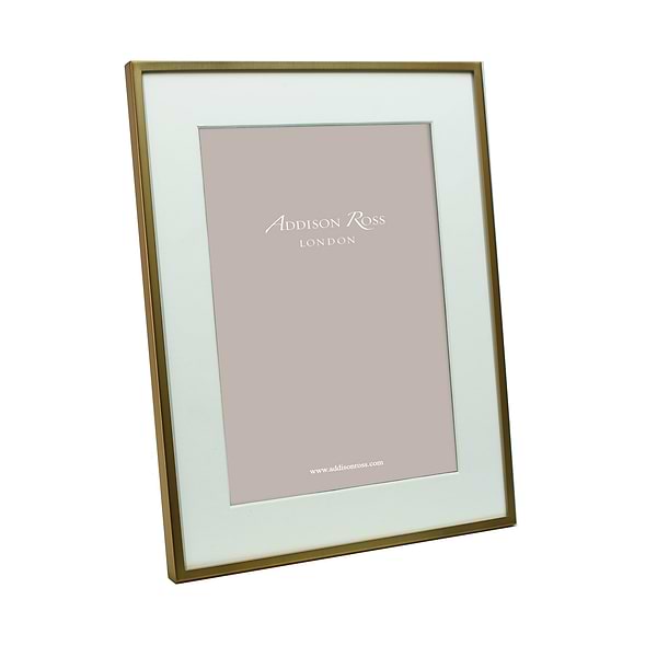 Matte Gold Photo Frame with Mount - Addison Ross Ltd UK