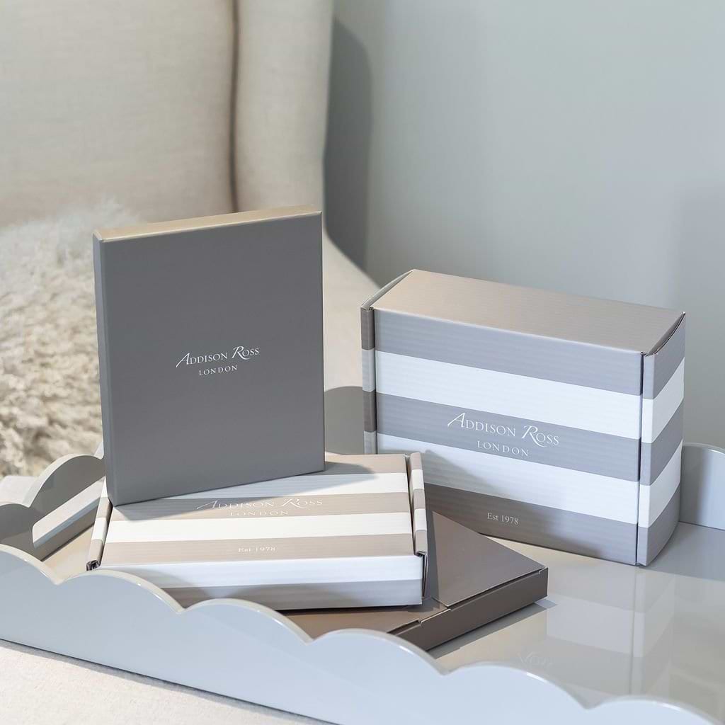 Mother of Pearl Shell & Silver Square Silent Alarm Clock - Addison Ross Ltd UK